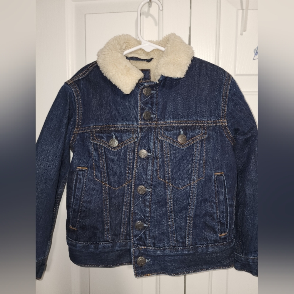 Kid's boy gap denim jacket/coat size xs regular